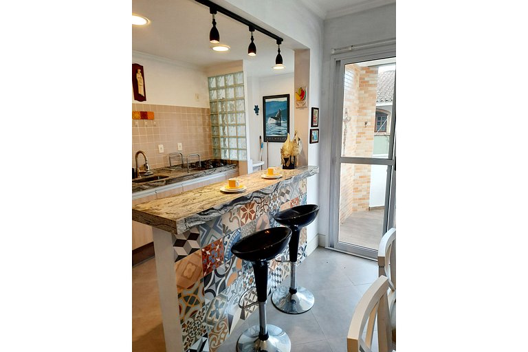 AF24: Decorado, bem localizado, piscina e WI-FI