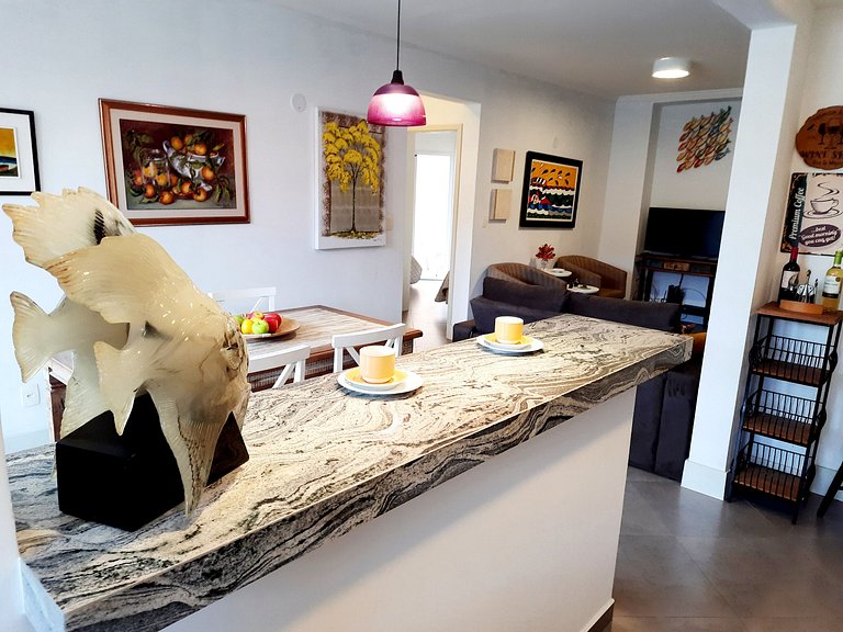 AF24: Decorado, bem localizado, piscina e WI-FI