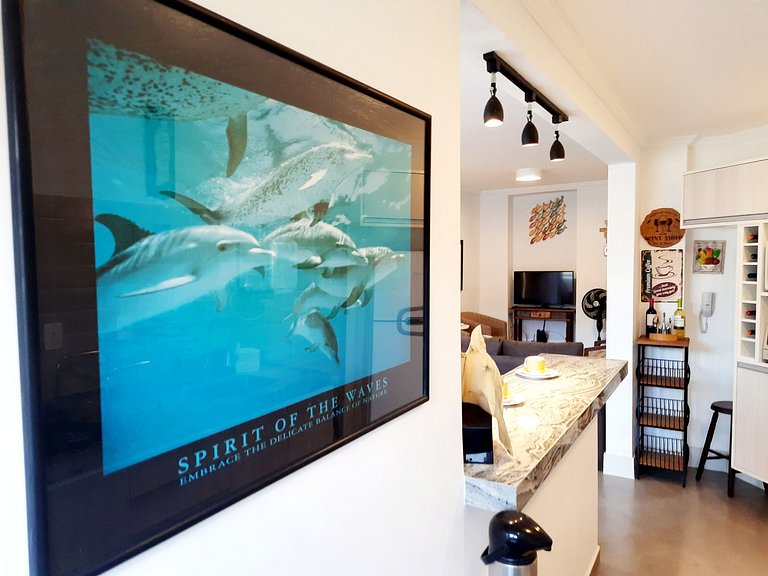 AF24: Decorado, bem localizado, piscina e WI-FI