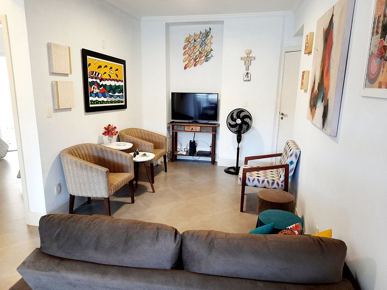 AF24: Decorado, bem localizado, piscina e WI-FI