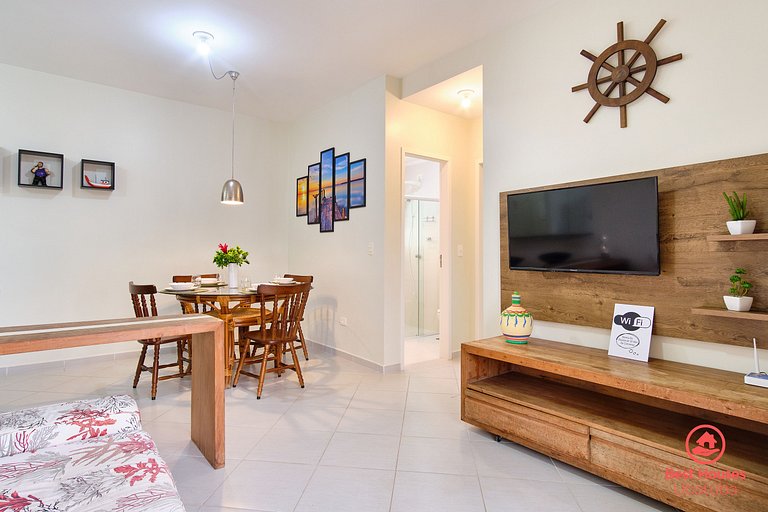 HT3 - Bem localizado, Ar, Piscina e Var. Gourmet