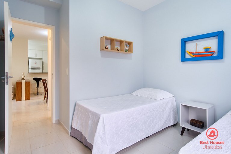 HT3 - Bem localizado, Ar, Piscina e Var. Gourmet