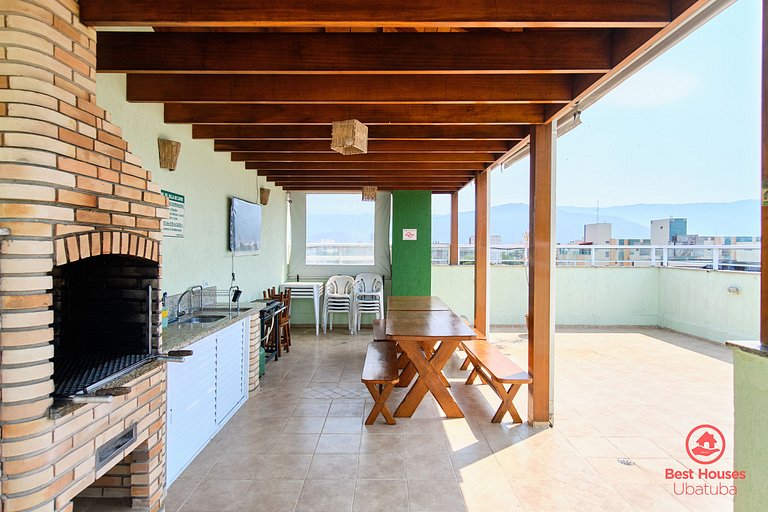 HT3 - Bem localizado, Ar, Piscina e Var. Gourmet