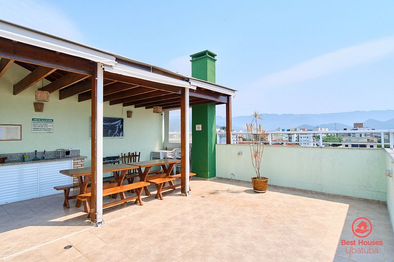 HT3 - Bem localizado, Ar, Piscina e Var. Gourmet