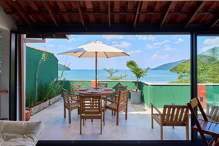 Af-52 Cobertura Pé na Areia, Linda, Ar, Espaço Gourmet, Recé