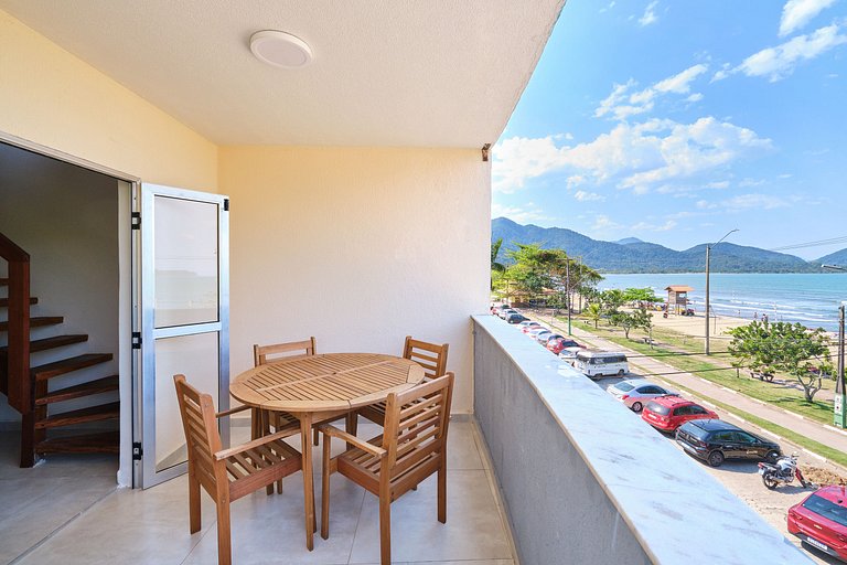Af-52 Cobertura Pé na Areia, Linda, Ar, Espaço Gourmet, Recé