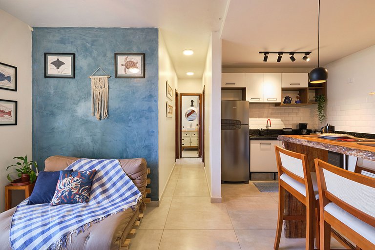Af-52 Cobertura Pé na Areia, Linda, Ar, Espaço Gourmet, Recé