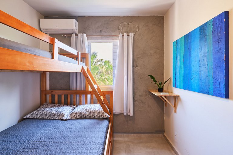 Af-52 Cobertura Pé na Areia, Linda, Ar, Espaço Gourmet, Recé