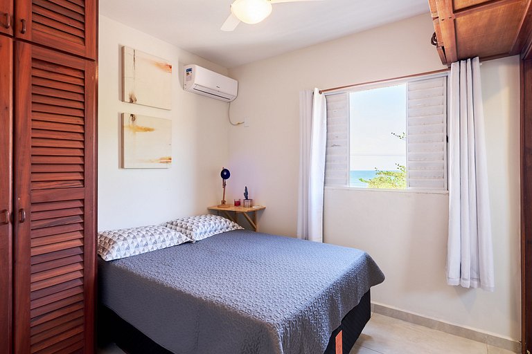 Af-52 Cobertura Pé na Areia, Linda, Ar, Espaço Gourmet, Recé