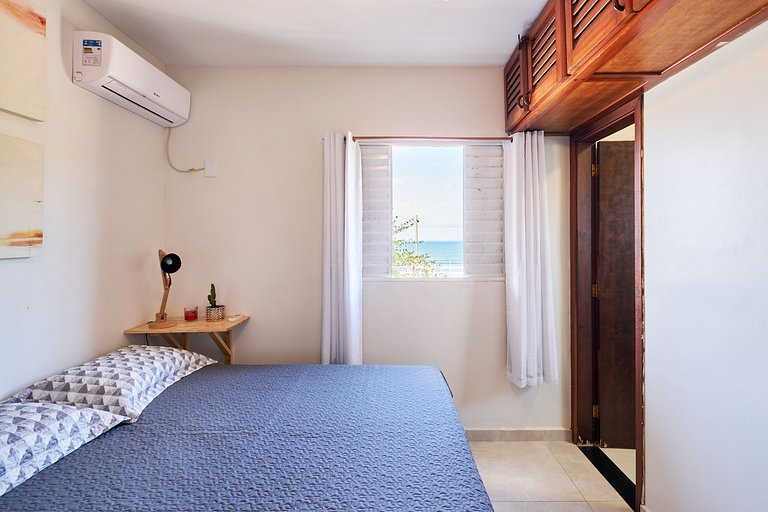 Af-52 Cobertura Pé na Areia, Linda, Ar, Espaço Gourmet, Recé