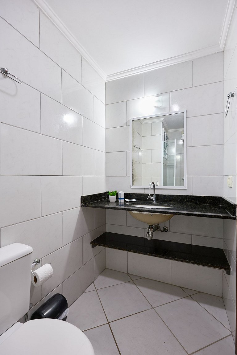 AF-11 Varanda gourmet, ar, piscina, próximo praias