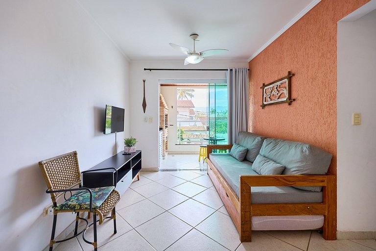 AF-11 Varanda gourmet, ar, piscina, próximo praias