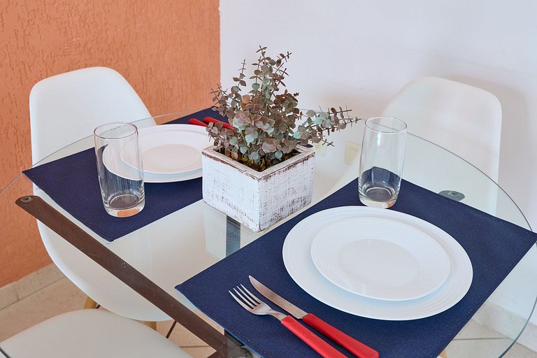 AF-11 Varanda gourmet, ar, piscina, próximo praias