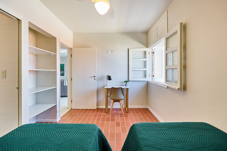 Af-61 Vista Mar, Lazer Completo, Ar, 3 Dorm