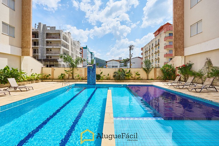 Af-70 Apartamento espaçoso com vista para o mar