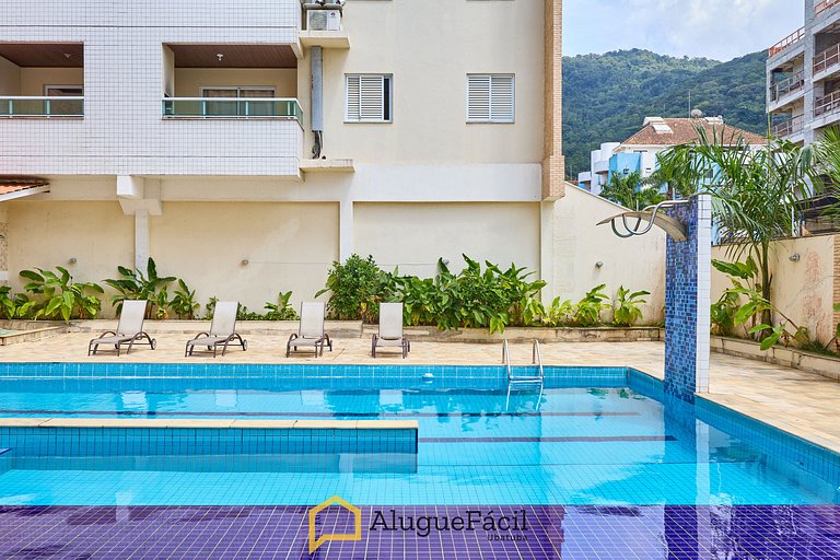 Af-70 Apartamento espaçoso com vista para o mar