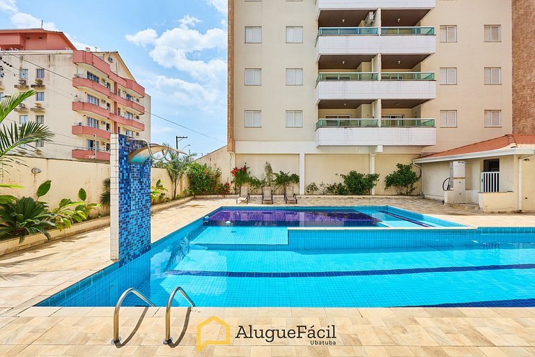 Af-70 Apartamento espaçoso com vista para o mar