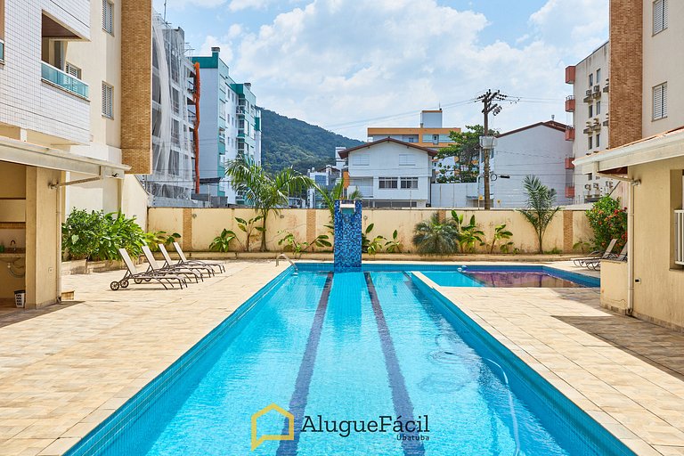 Af-70 Apartamento espaçoso com vista para o mar