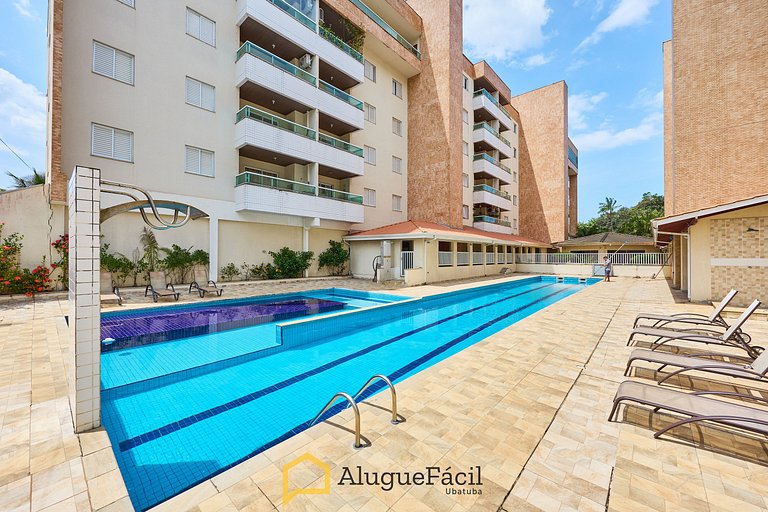 Af-70 Apartamento espaçoso com vista para o mar