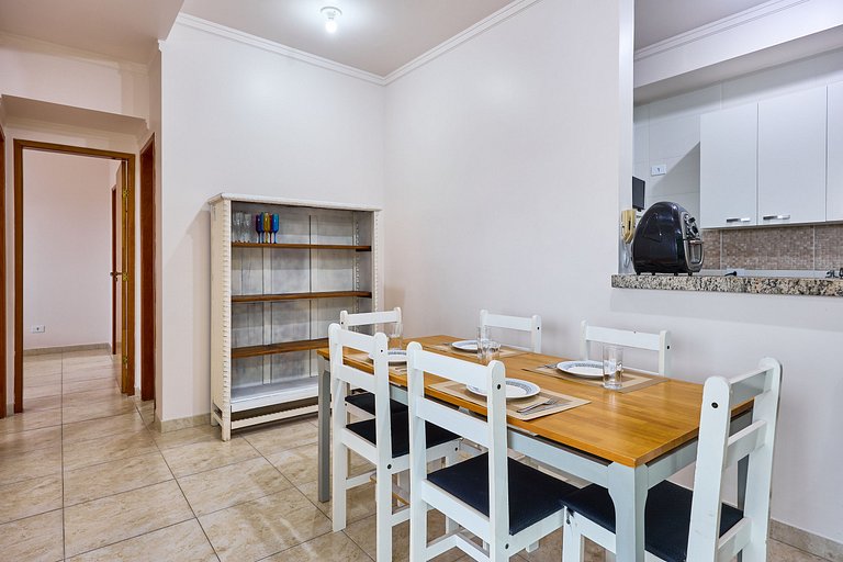 Af-70 Apartamento espaçoso com vista para o mar