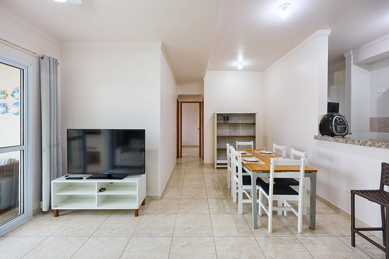 Af-70 Apartamento espaçoso com vista para o mar
