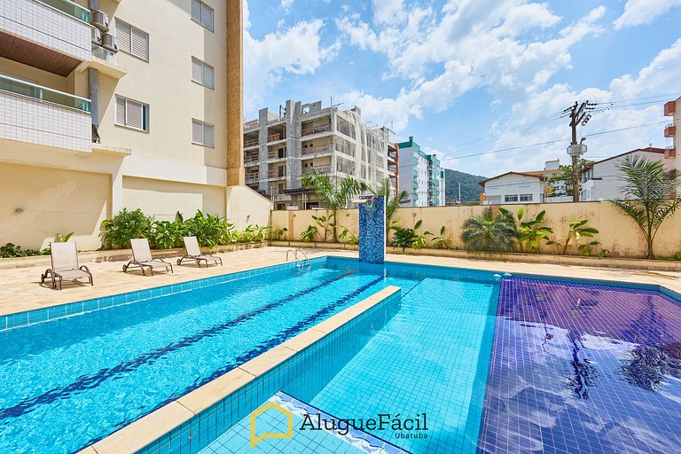 Af-70 Apartamento espaçoso com vista para o mar