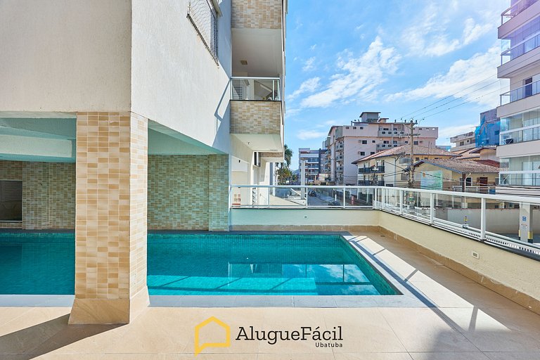 Af-47 Ar, churrasqueira, piscina, próximo praias
