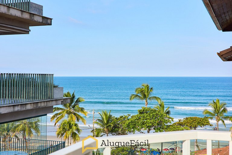 Af-74 Cobertura Pé na Areia, 4 dorm, 5 banheiros