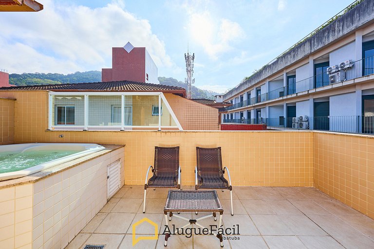 Af-75 Cobertura Pé na Areia, 4 dorm, 5 banheiros