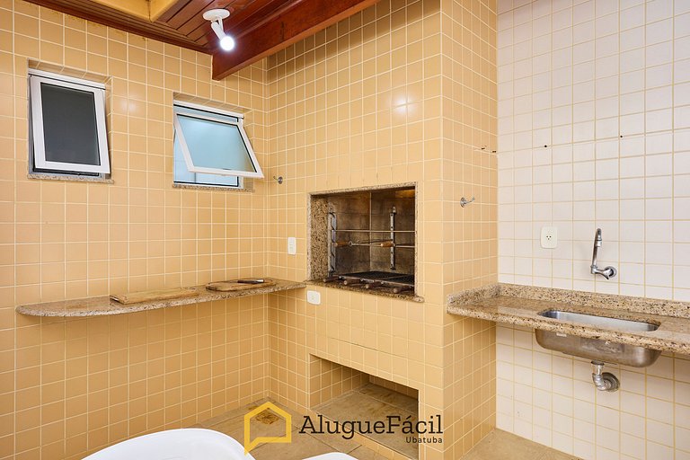Af-75 Cobertura Pé na Areia, 4 dorm, 5 banheiros