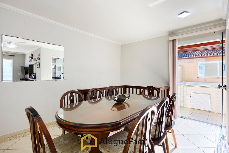 Af-75 Cobertura Pé na Areia, 4 dorm, 5 banheiros