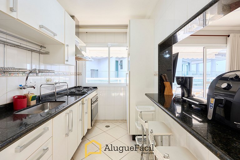 Af-75 Cobertura Pé na Areia, 4 dorm, 5 banheiros