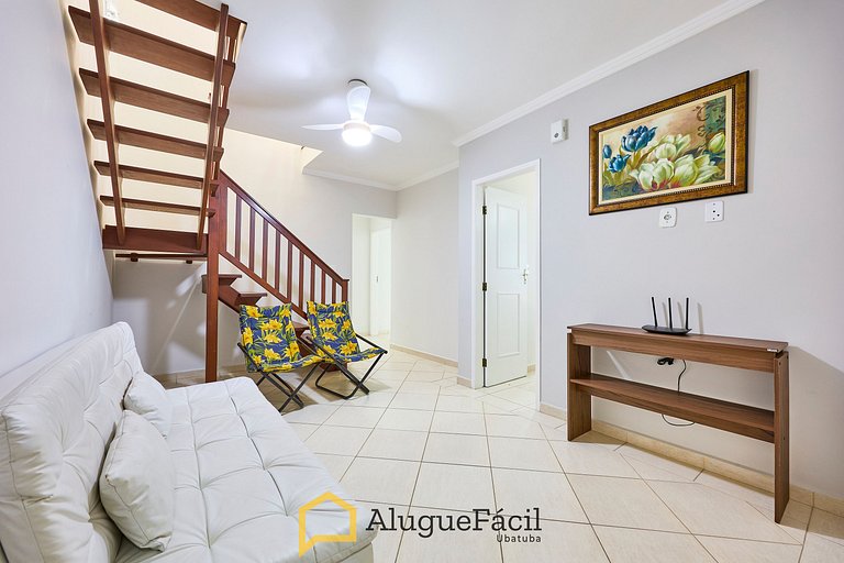 Af-74 Cobertura Pé na Areia, 4 dorm, 5 banheiros, 10 pessoas