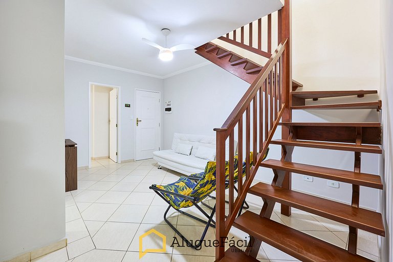 Af-74 Cobertura Pé na Areia, 4 dorm, 5 banheiros