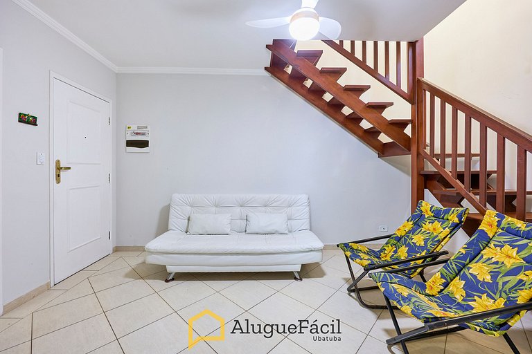 Af-74 Cobertura Pé na Areia, 4 dorm, 5 banheiros, 10 pessoas