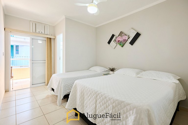 Af-74 Cobertura Pé na Areia, 4 dorm, 5 banheiros