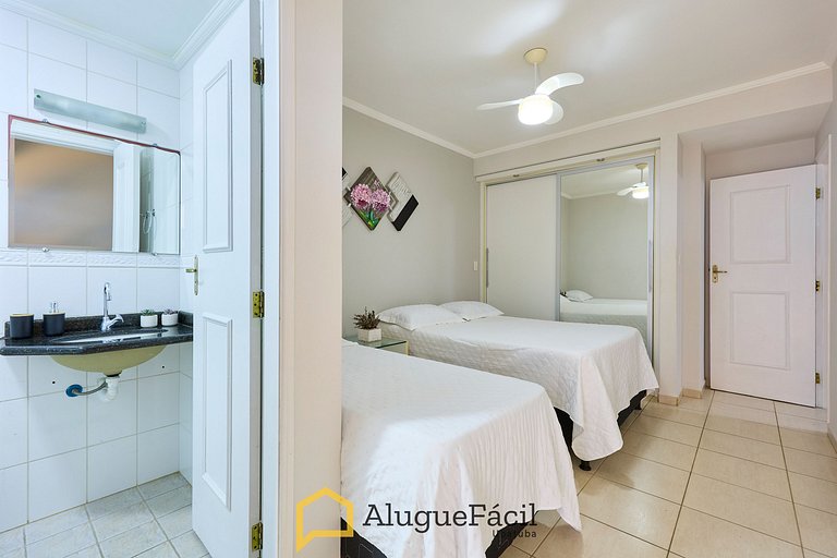 Af-74 Cobertura Pé na Areia, 4 dorm, 5 banheiros, 10 pessoas