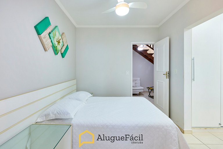 Af-74 Cobertura Pé na Areia, 4 dorm, 5 banheiros, 10 pessoas