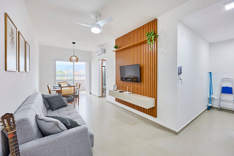 AF-80 Itaguá: Apto Novo c/ Piscina, Varanda e Ar