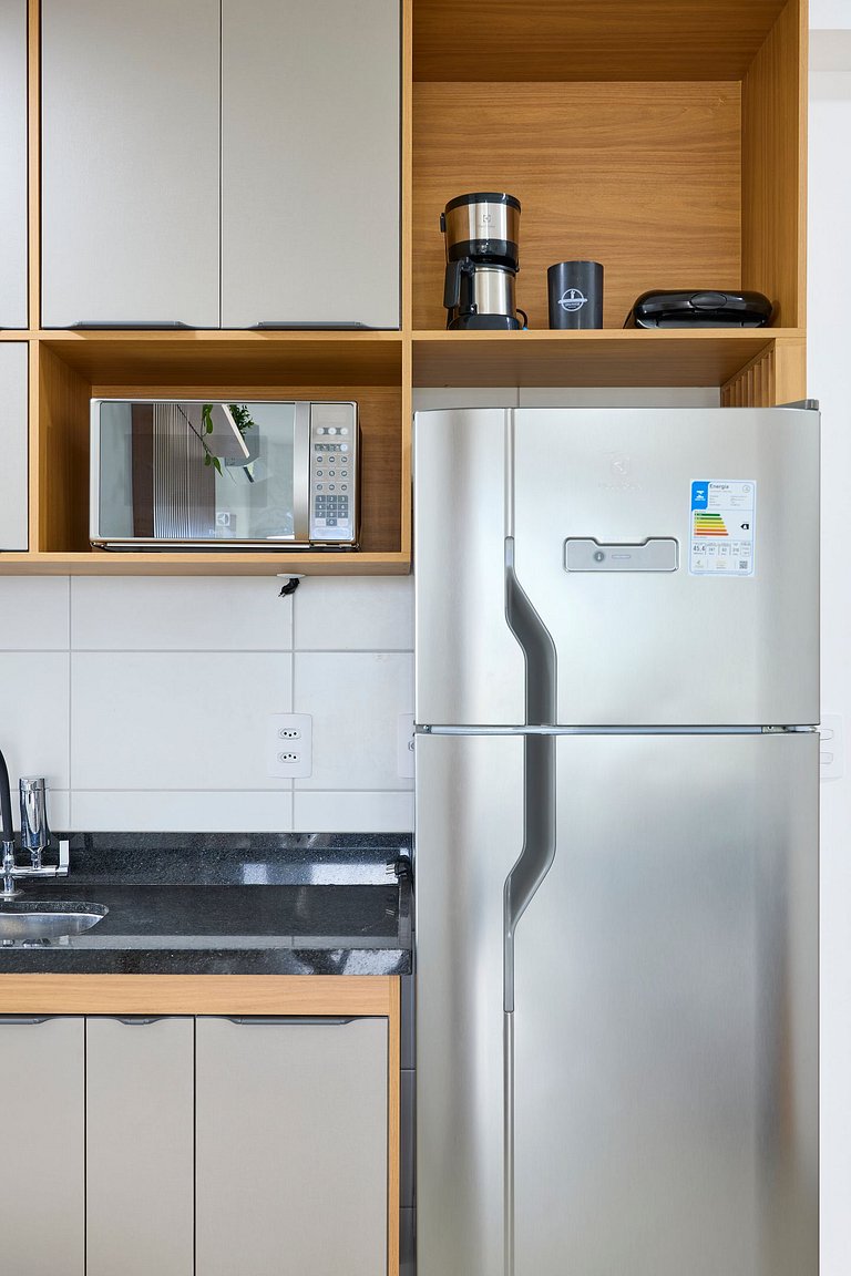 AF-80 Itaguá: Apto Novo c/ Piscina, Varanda e Ar