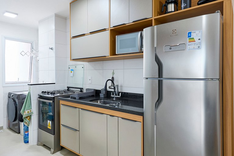 AF-80 Itaguá: Apto Novo c/ Piscina, Varanda e Ar