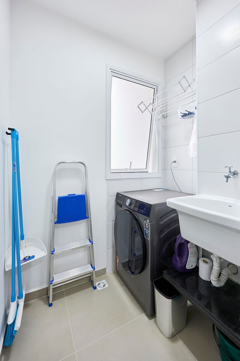 AF-80 Itaguá: Apto Novo c/ Piscina, Varanda e Ar