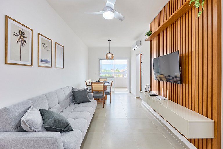 AF-80 Itaguá: Apto Novo c/ Piscina, Varanda e Ar