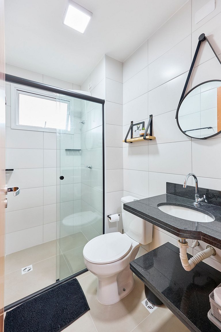 AF-80 Itaguá: Apto Novo c/ Piscina, Varanda e Ar