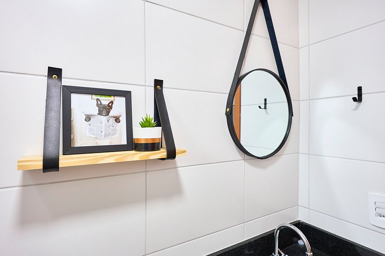 AF-80 Itaguá: Apto Novo c/ Piscina, Varanda e Ar