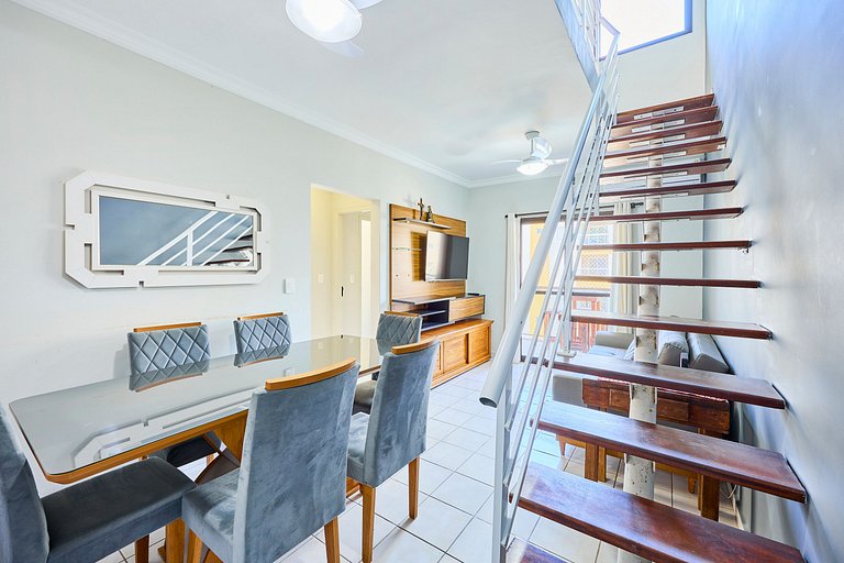 Af-80 Cobertura Duplex c/ Piscina Praia Grande