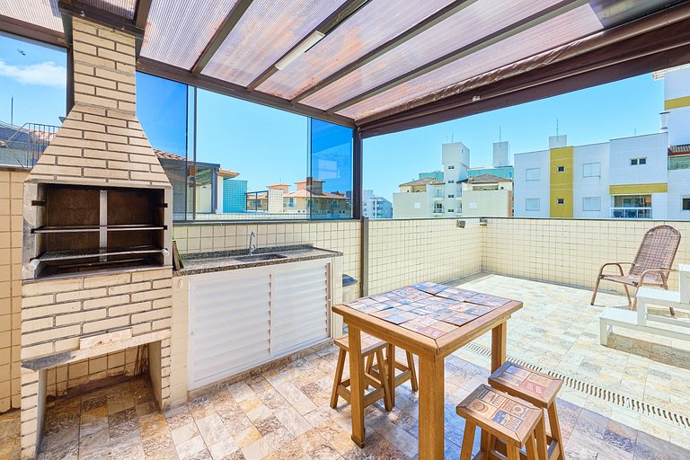 Af-80 Cobertura Duplex c/ Piscina Praia Grande