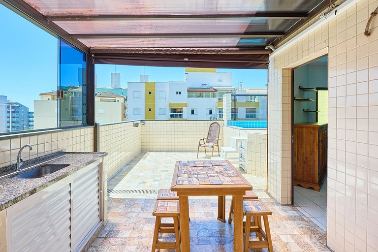 Af-82 Cobertura Duplex c/ Piscina Praia Grande