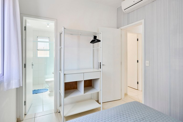 Af 85 - Completo, Piscina, rooftop e quartos c/ AC
