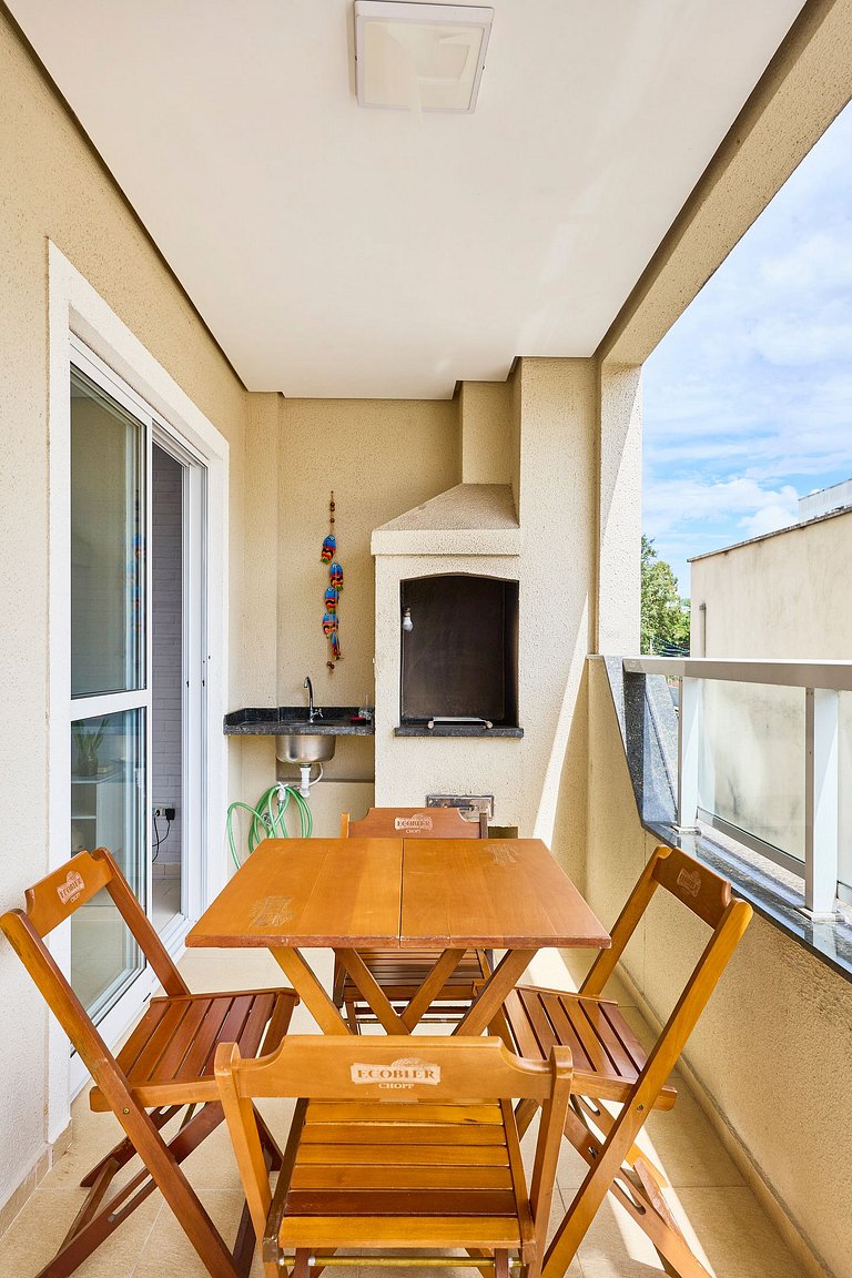 Af 85 - Completo, Piscina, rooftop e quartos c/ AC